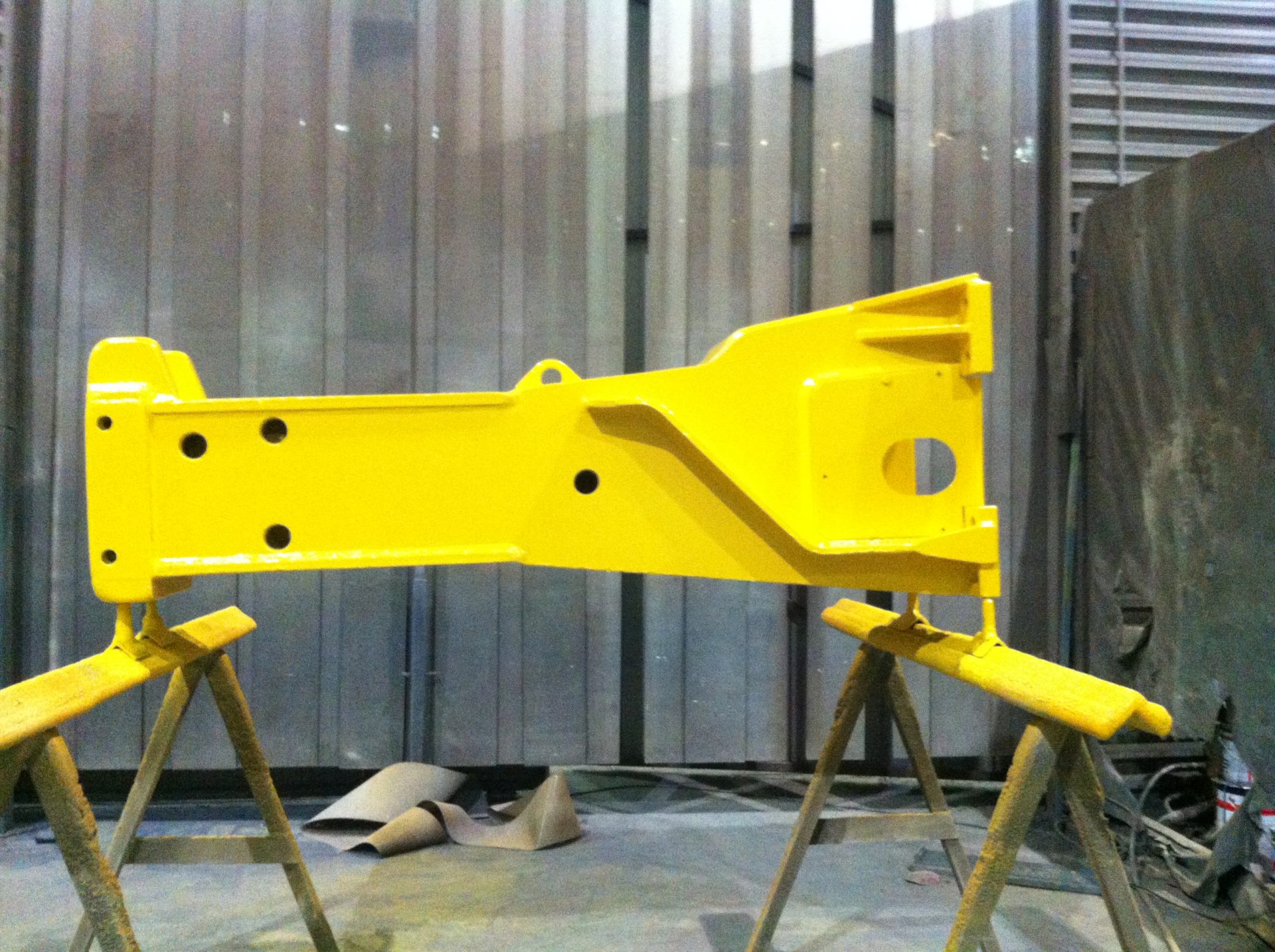 Hammer housing after painting