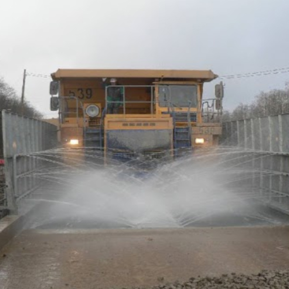 STATIONARY WHEEL WASH
