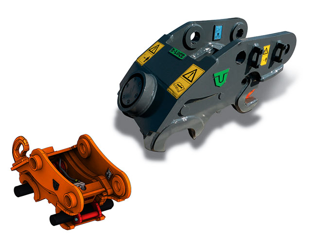 Universal hydraulic quick coupler b-lock series