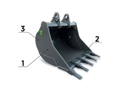 Standard bucket for excavator