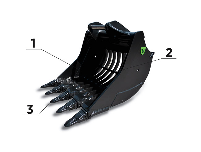 Skeleton bucket