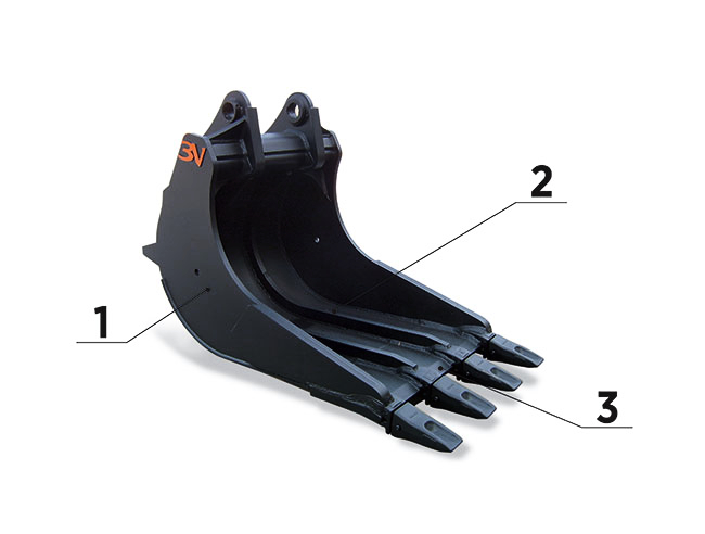 Cliff bucket