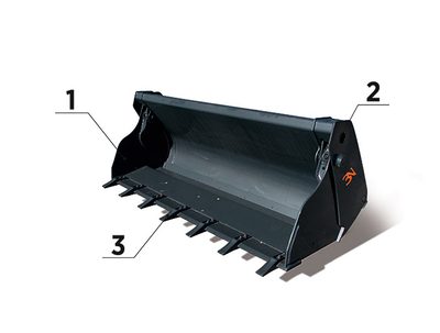 Multi-purpose 4×1 bucket