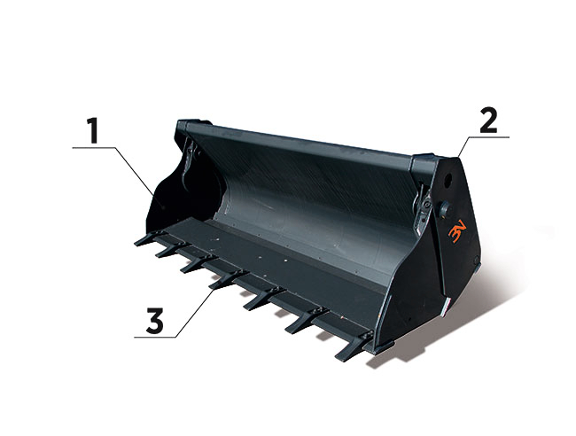 Multi-purpose 4×1 bucket