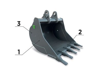 Standard bucket for excavator