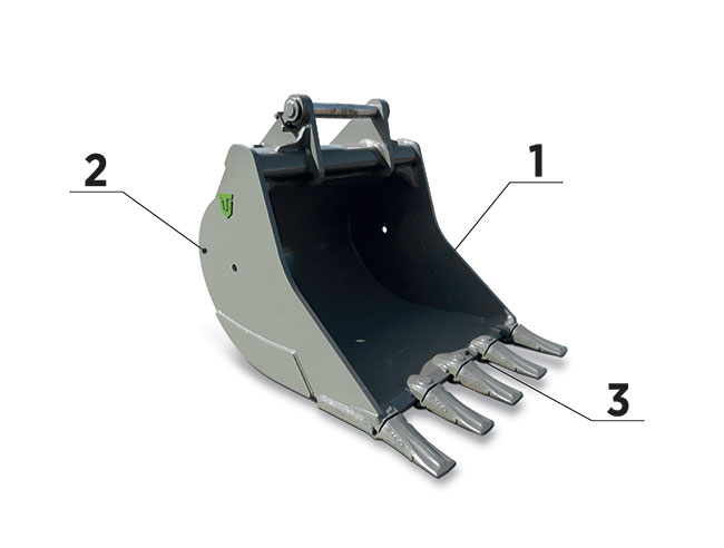 Reinforced bucket