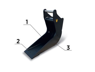 Narrow type bucket