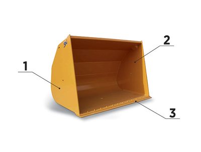 Light material bucket