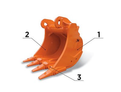 Mining & quarry bucket